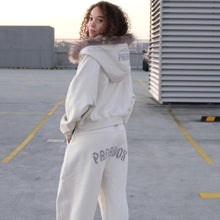 Fur Hooded PDX Tracksuit Set