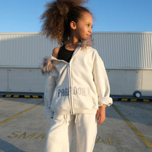 Kids Fur Hooded PDX Tracksuit Set