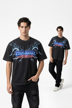 Paradox Lightening Bolt Oversized Tee