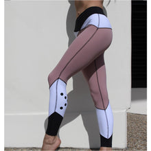 High Waisted Cosmetic Panel Tights