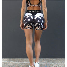Geo Leopard Print Shorts