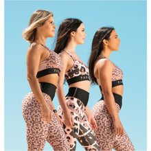 Rose Pink Animal Print Tights