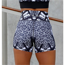 Mesh Leopard Print Shorts