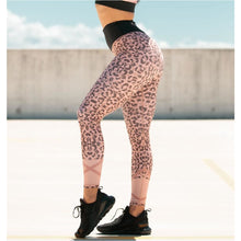 Rose Pink Animal Print Tights