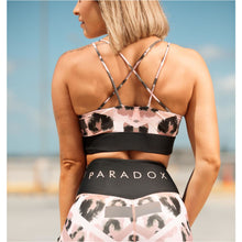 Painted Diamond Animal Print Sports Bra