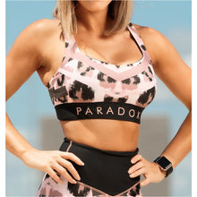 Painted Diamond Animal Print Sports Bra