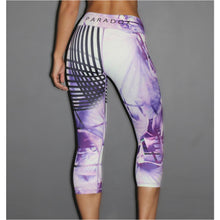 Orchid Print 3/4 Length Tights
